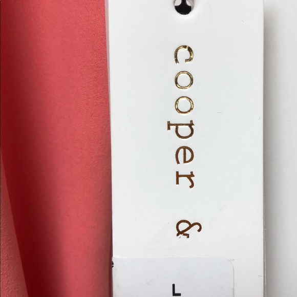 Cooper & Ella- Coral Never Worn Shift Dress-NWT - Picture 3 of 5